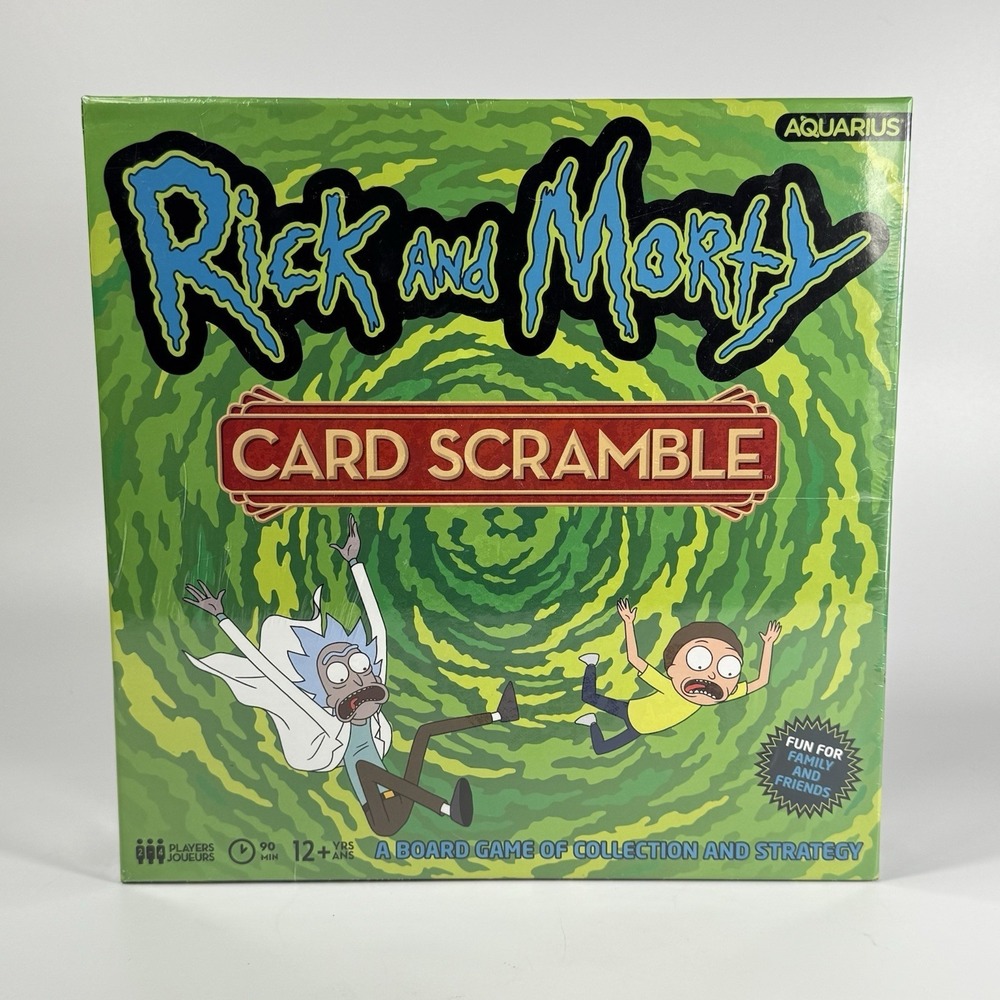 Rick and Morty Card Scramble Board Game‎